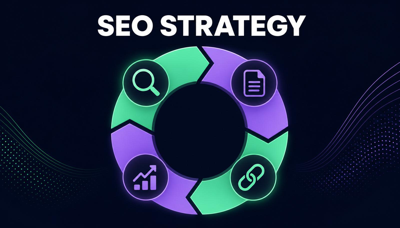 SEO strategy infographic